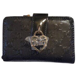 Juicy Couture Black Liquorice Double Sided Trifold Wallet